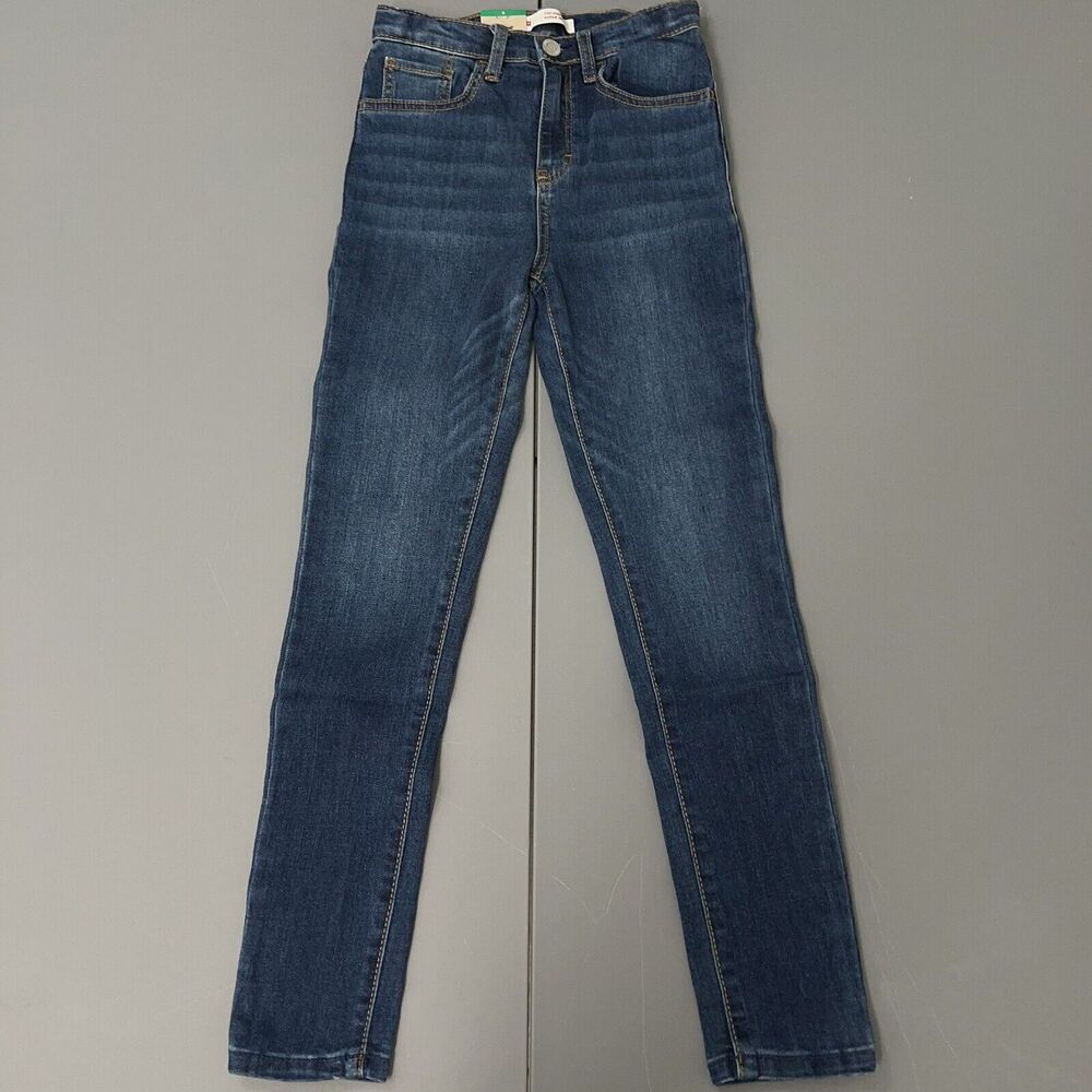 NWT Levi's Jeans Youth Girl’s 8 Blue 720 High Rise Super Skinny Stretch